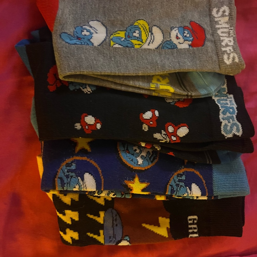 Smurfs Themed Socks Set